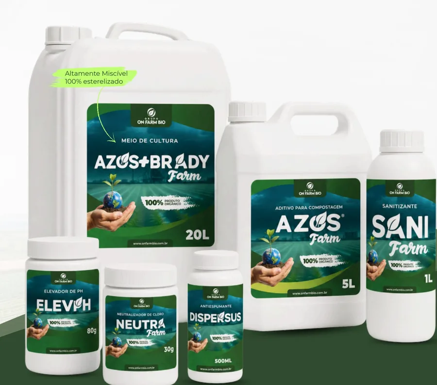 Embalagens do Kit Azosfarm