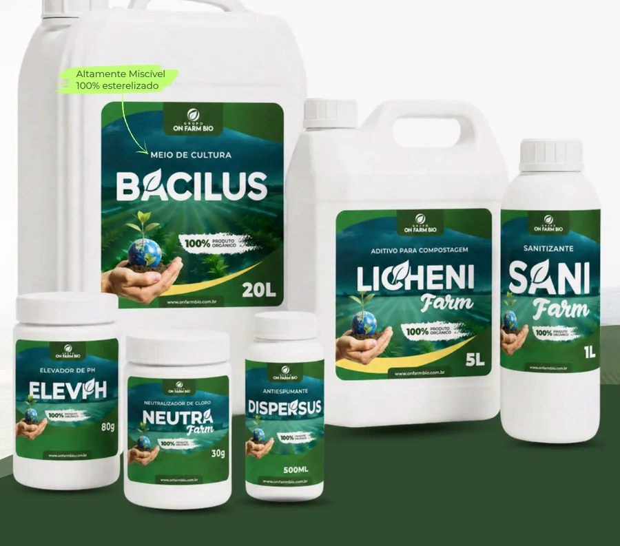 Embalagens do Kit Lichenifarm