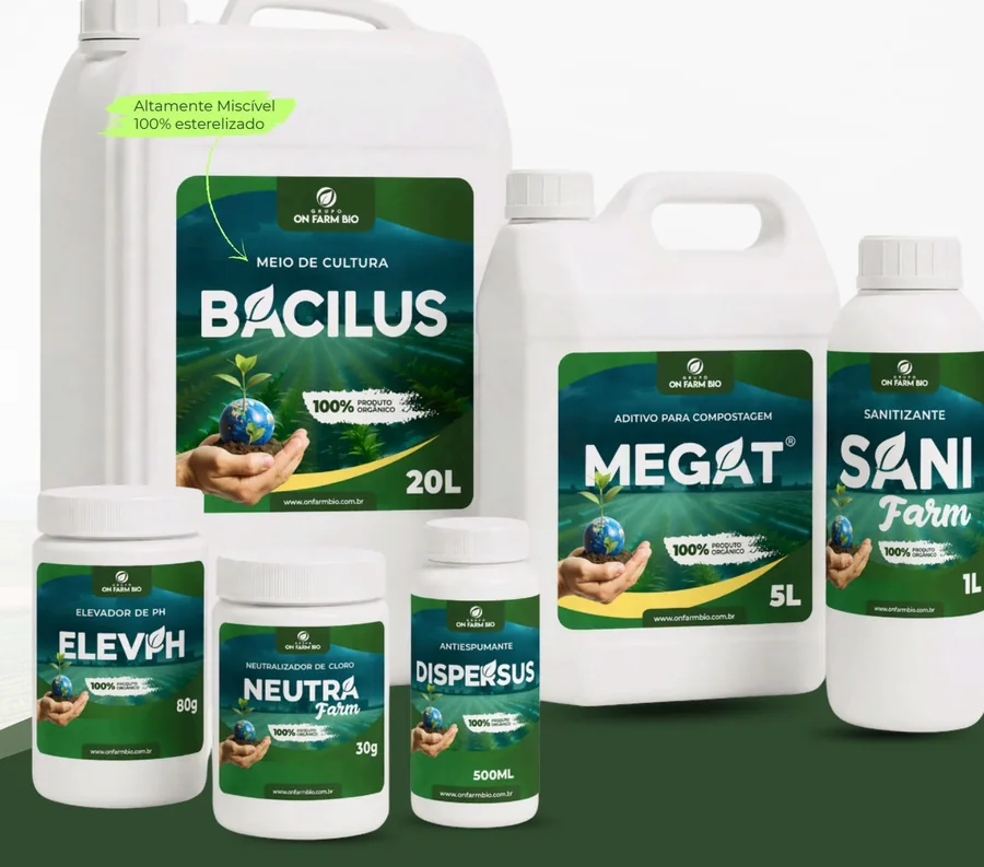 Embalagens do Kit Megat