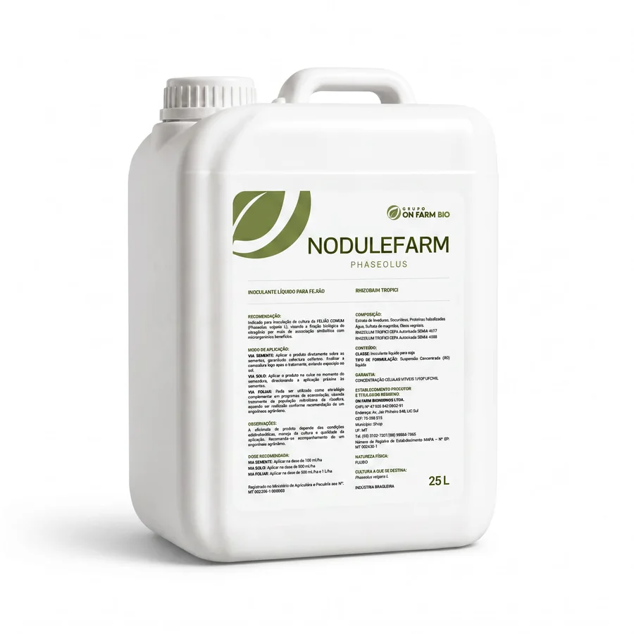 Embalagem do NoduleFarm Phaseolus